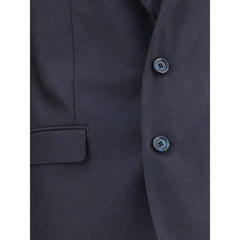 Dolce & Gabbana Black Fleece Wool Two-Piece Suit