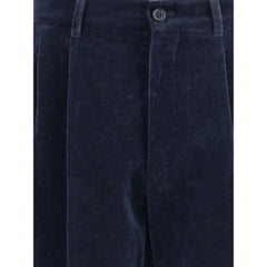 Valentino Blue Cotton Pants