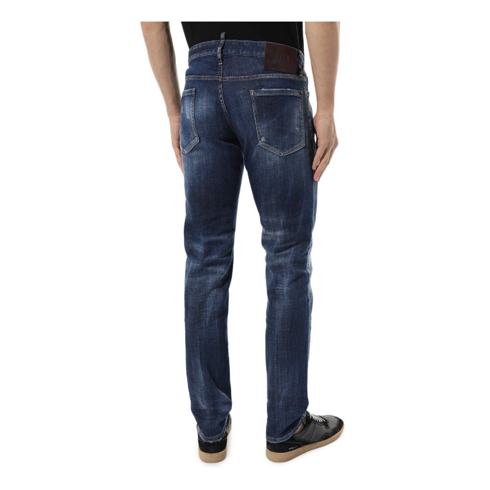 Dsquared² Blå Bomull Herr Slim Jeans