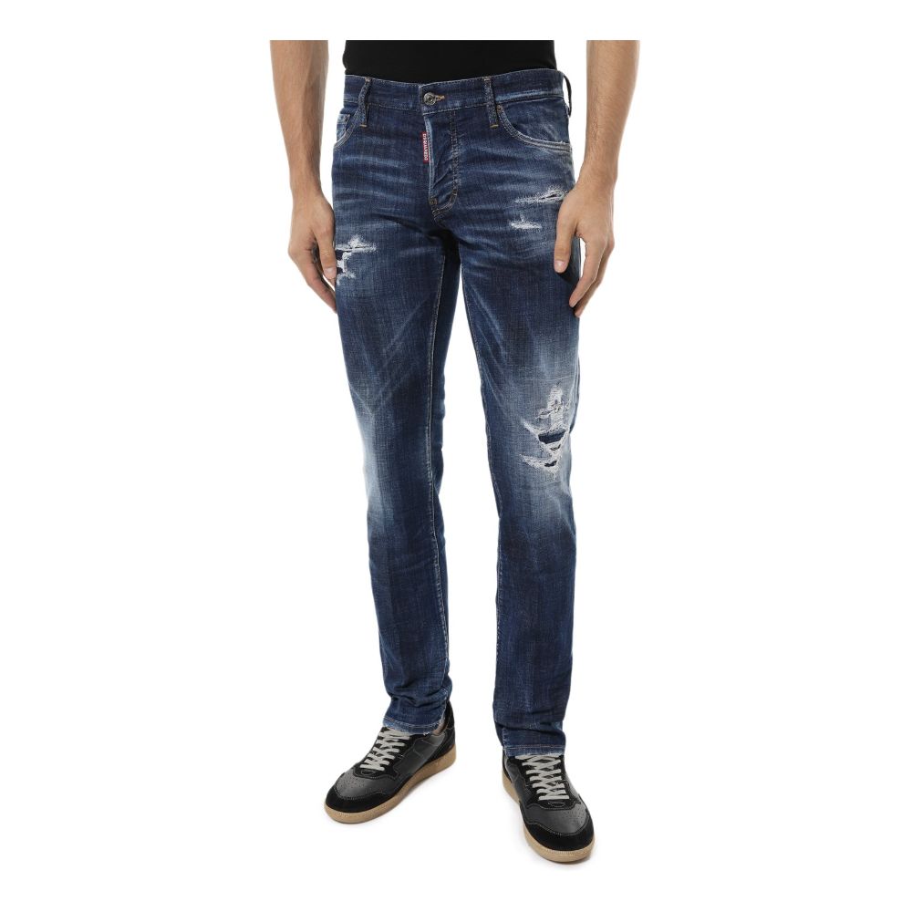 Dsquared² Blå Bomull Herr Slim Jeans