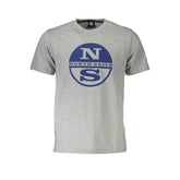 North Sails Gray Cotton T-Shirt