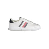 Tommy Hilfiger White Polyurethane Men Sneaker