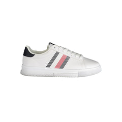 Tommy Hilfiger White Polyurethane Men Sneaker