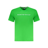 North Sails Green Cotton Men T-Shirt