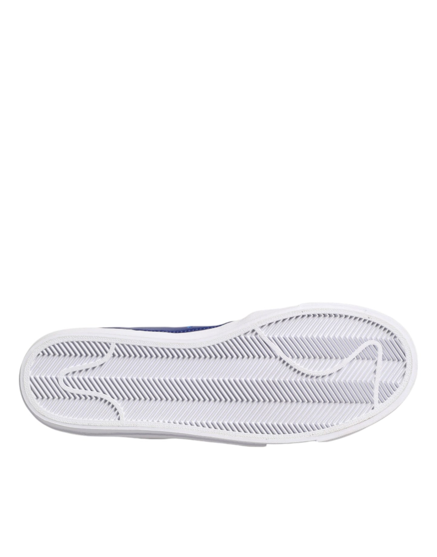 Nike Hvite Blå Lace Up Lave Topp Drop-Type PRM Sneakers Sko