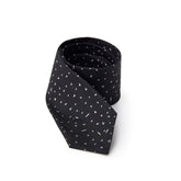 Jil Sander Black Silk Tie