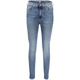 Tommy Hilfiger Blue Cotton Women's Skinny Jean