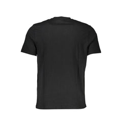 North Sails Black Cotton Men T-Shirt