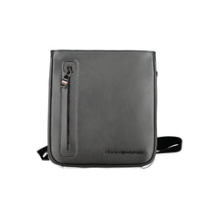 Tommy Hilfiger Black Polyurethane Men Shoulder Bag