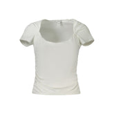 Guess Jeans White Spandex Women T-Shirt