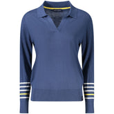 North Sails Blue Cotton Women Sweater