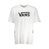 Vans White Cotton Men T-Shirt
