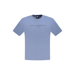 North Sails Blue Cotton Men T-Shirt