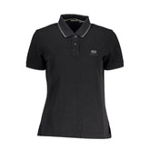 Napapijri Black Cotton Polo Shirt