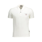 Napapijri White Cotton Polo Shirt