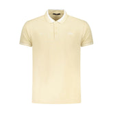 Cavalli Class Beige Cotton Men Polo Shirt