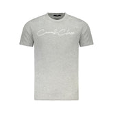 Cavalli Class Gray Cotton Men T-Shirt