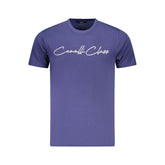 Cavalli Class Blue Cotton Men T-Shirt
