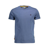 Timberland Blue Organic Cotton Men T-Shirt