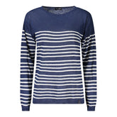 North Sails Blue Cotton Women Sweater