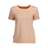 Guess Jeans Pink Cotton T-Shirt