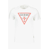 Guess Jeans White Cotton T-Shirt