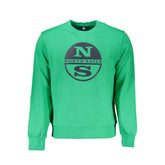 North Sails Green Cotton Men Sweater