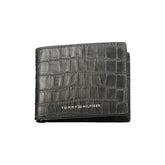 Tommy Hilfiger Black Leather Men Wallet