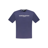 North Sails Blue Cotton Men T-Shirt