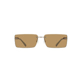 Calvin Klein Beige Metal Sunglass