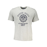 North Sails Grigio Cotton Men T-Shirt