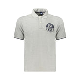 North Sails Brown Cotton Men Polo Shirt