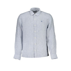 North Sails Blue Linen Men's Shirt