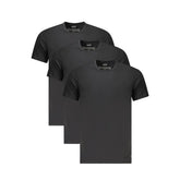 Calvin Klein Black Cotton Men T-Shirt