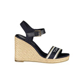 Tommy Hilfiger Blue Leather Women Sandal