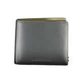 Tommy Hilfiger Black Leather Men Wallet