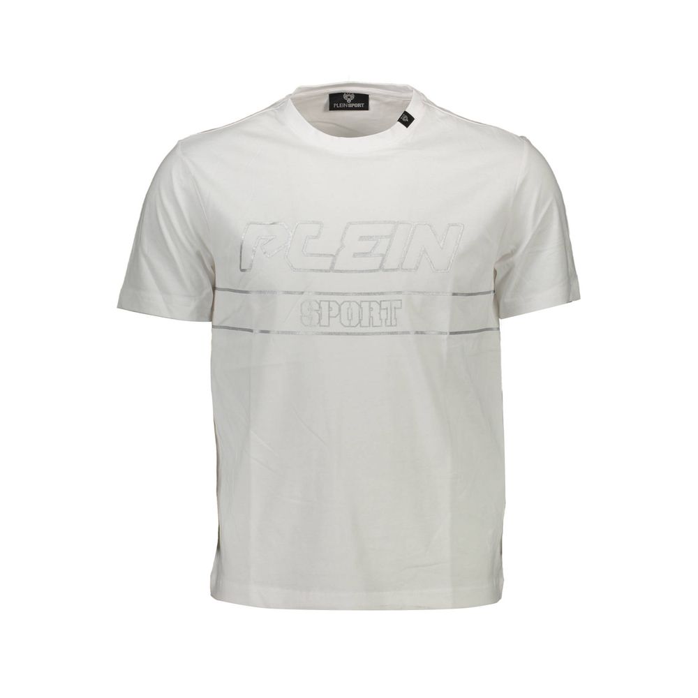 Plein Sport Vit bomull Herr T-shirt