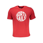 North Sails Red Cotton Men T-Shirt