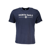 North Sails Blue Cotton Men's T-Shirt