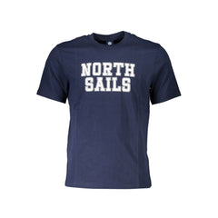 North Sails Blu Cotton Men's T-Shirt