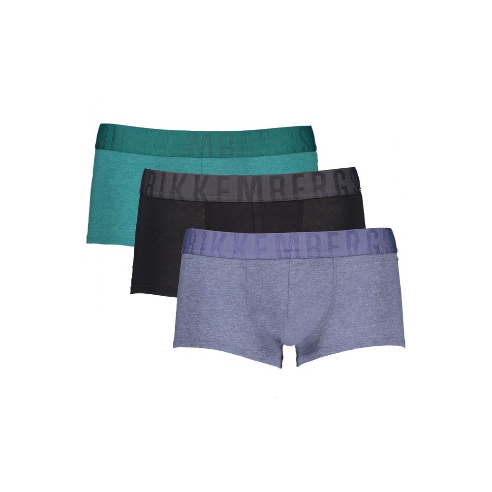 Gröna polyester herrboxershorts