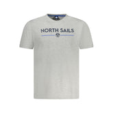 North Sails Brown Cotton Men T-Shirt