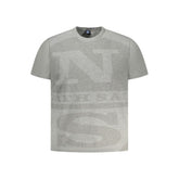 North Sails Brown Cotton Men T-Shirt