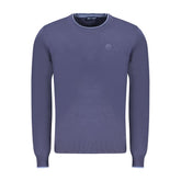 North Sails Blue Cotton Men Sweater