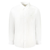 Calvin Klein White Cotton Men Shirt