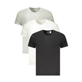Calvin Klein Gray Cotton Men T-Shirt
