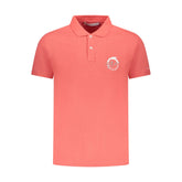 Trussardi Pink Cotton Men Polo Shirt