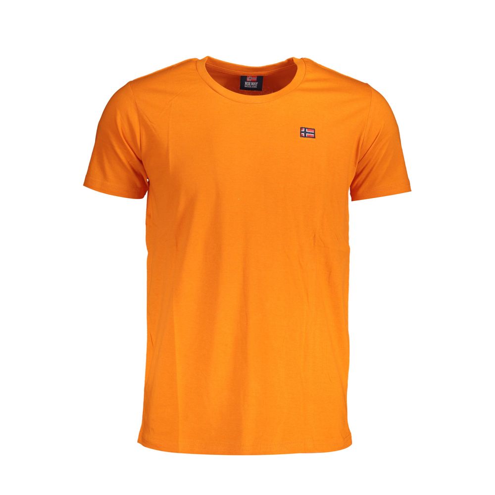 Norge 1963 Orange bomull Herr T-shirt