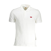 Levi's White Cotton Polo Shirt