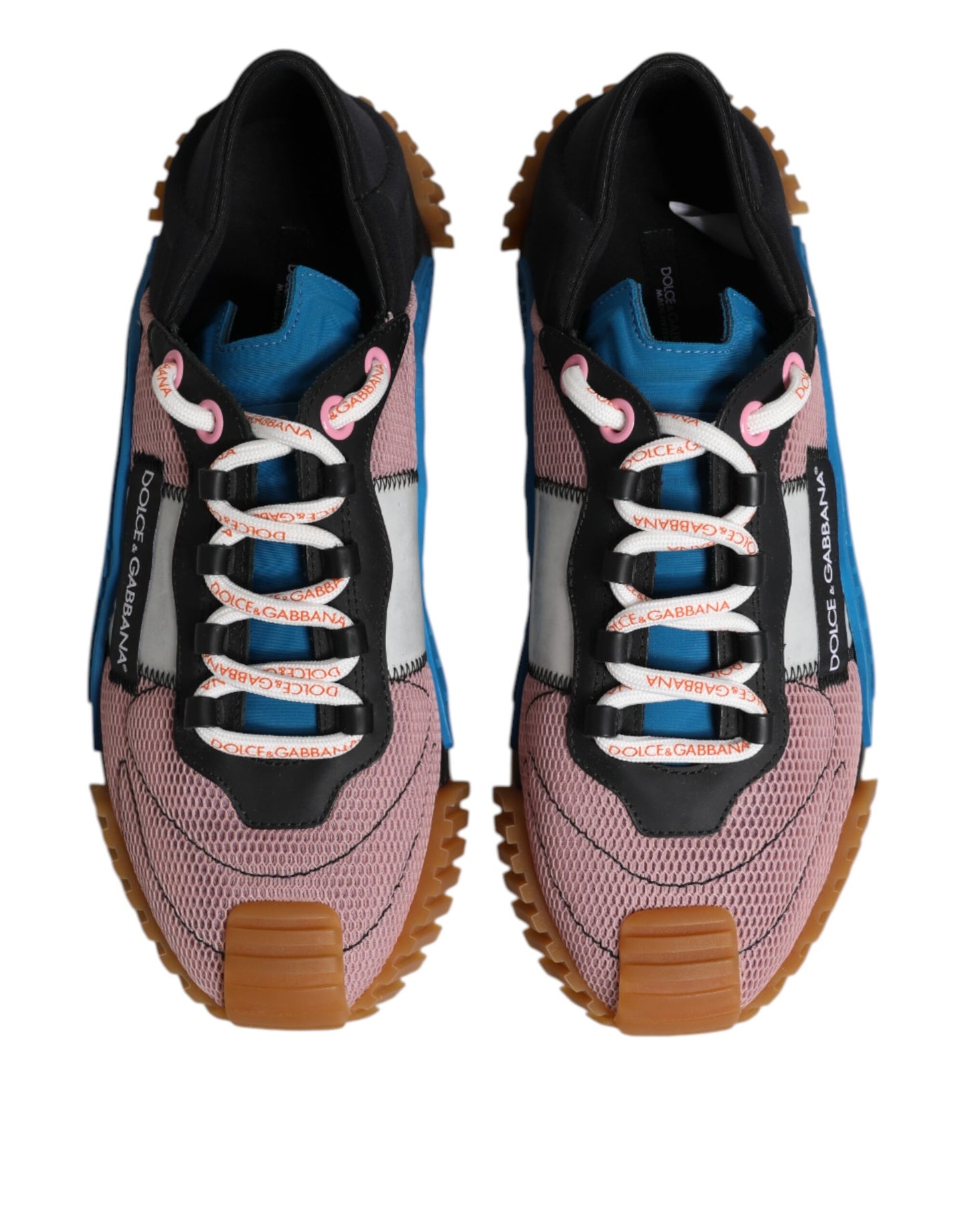Dolce & Gabbana flerfargede snøresko med lave NS1-sneakers